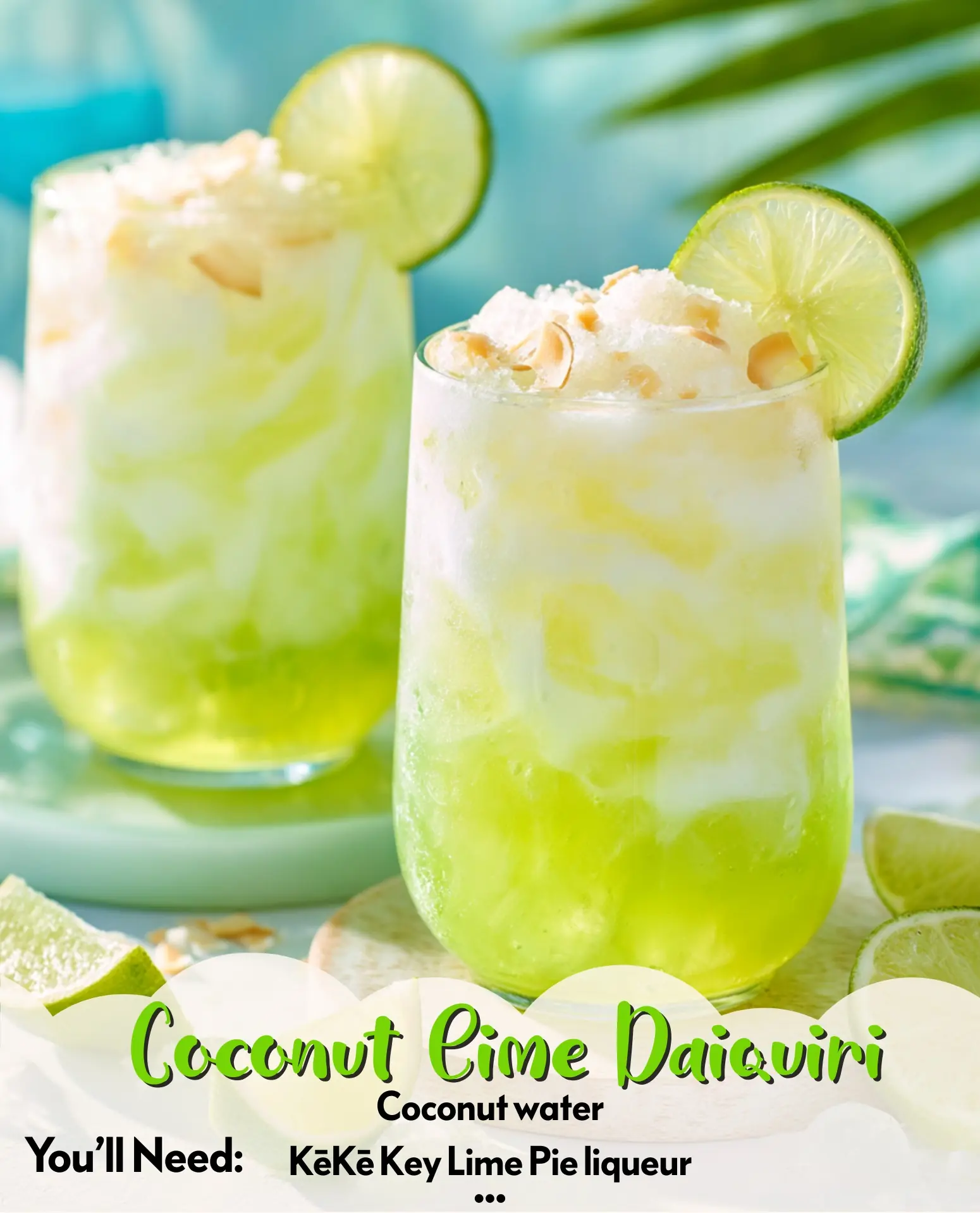 π§π Coconut Lime Daiquiri (Layered Version)