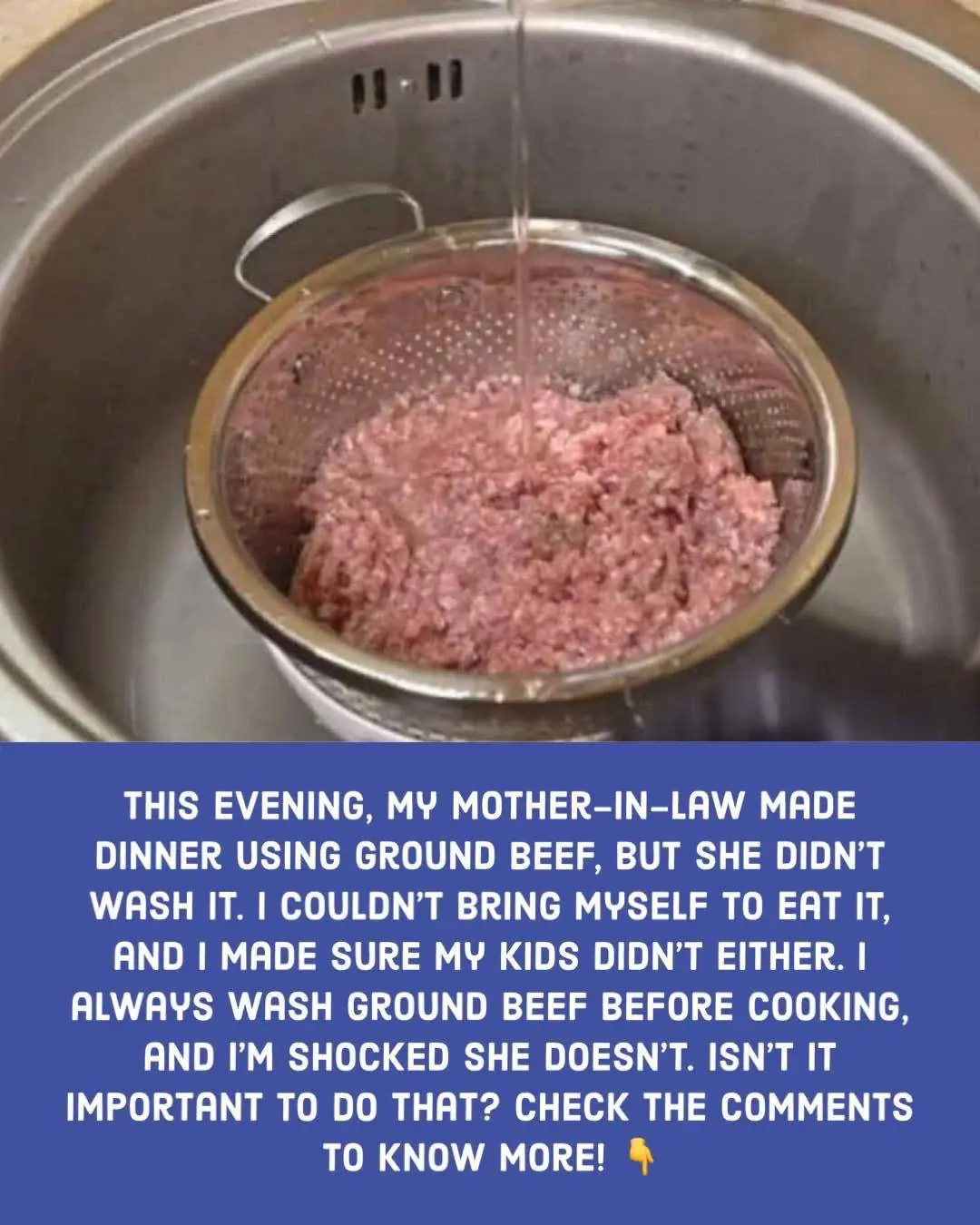 Should You Rinse Ground Beef?