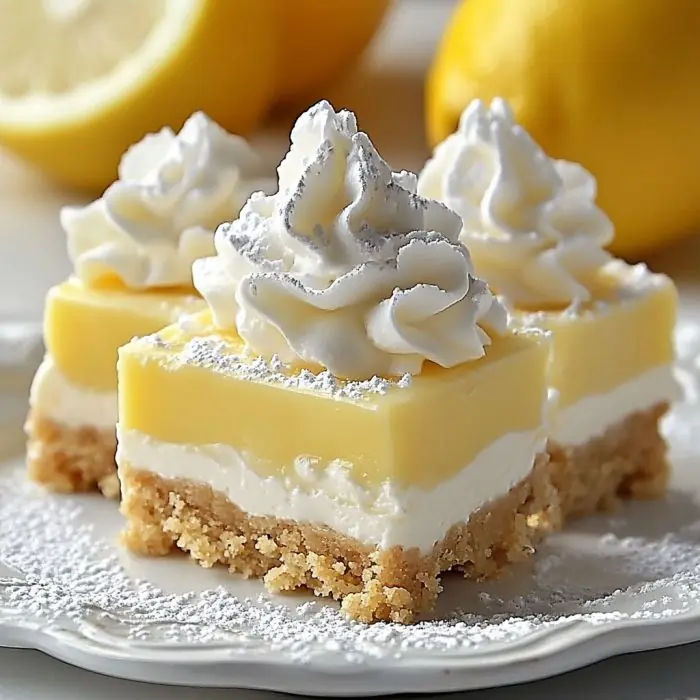 Lazy Day Lemon Cream Pie Bars