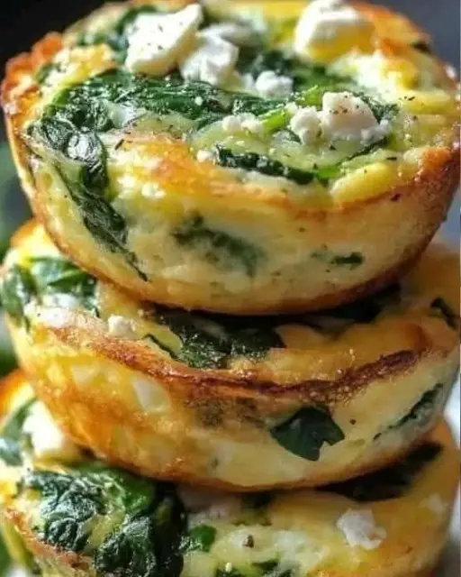 High-Protein Spinach & Feta Egg Muffins π₯π₯¬ | Healthy, Easy, and Perfect for Meal-Prep!