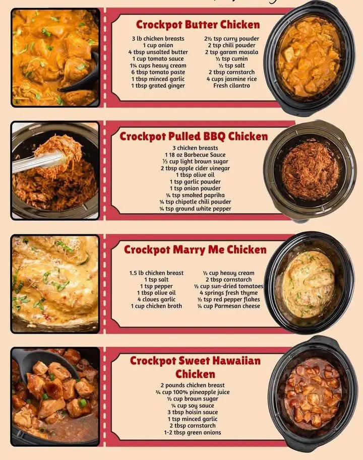 π Cozy & Flavorful Crockpot Chicken Recipes