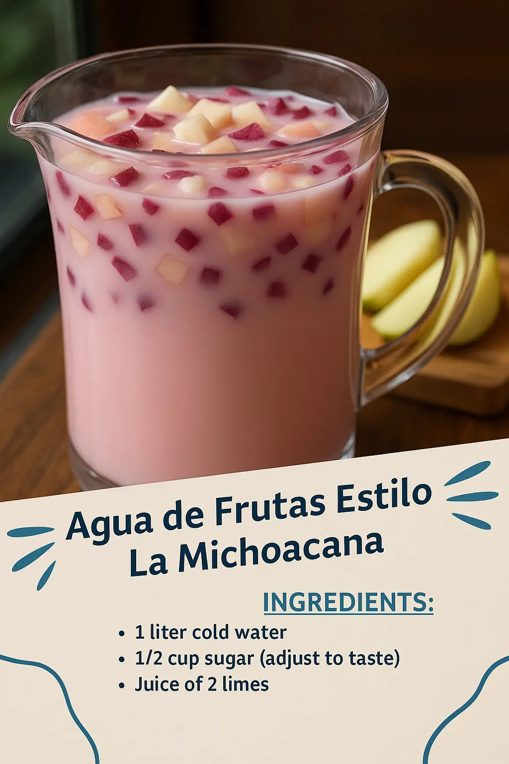 πΈ Agua de Frutas La Michoacana Style