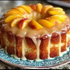 Peach Buttermilk Pound Cake