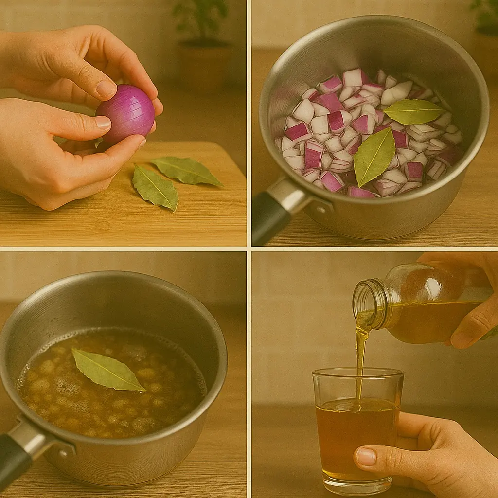 Homemade Onion & Bay Leaf Syrup: An Ancient Remedy for Your Lungs 🌿🧅