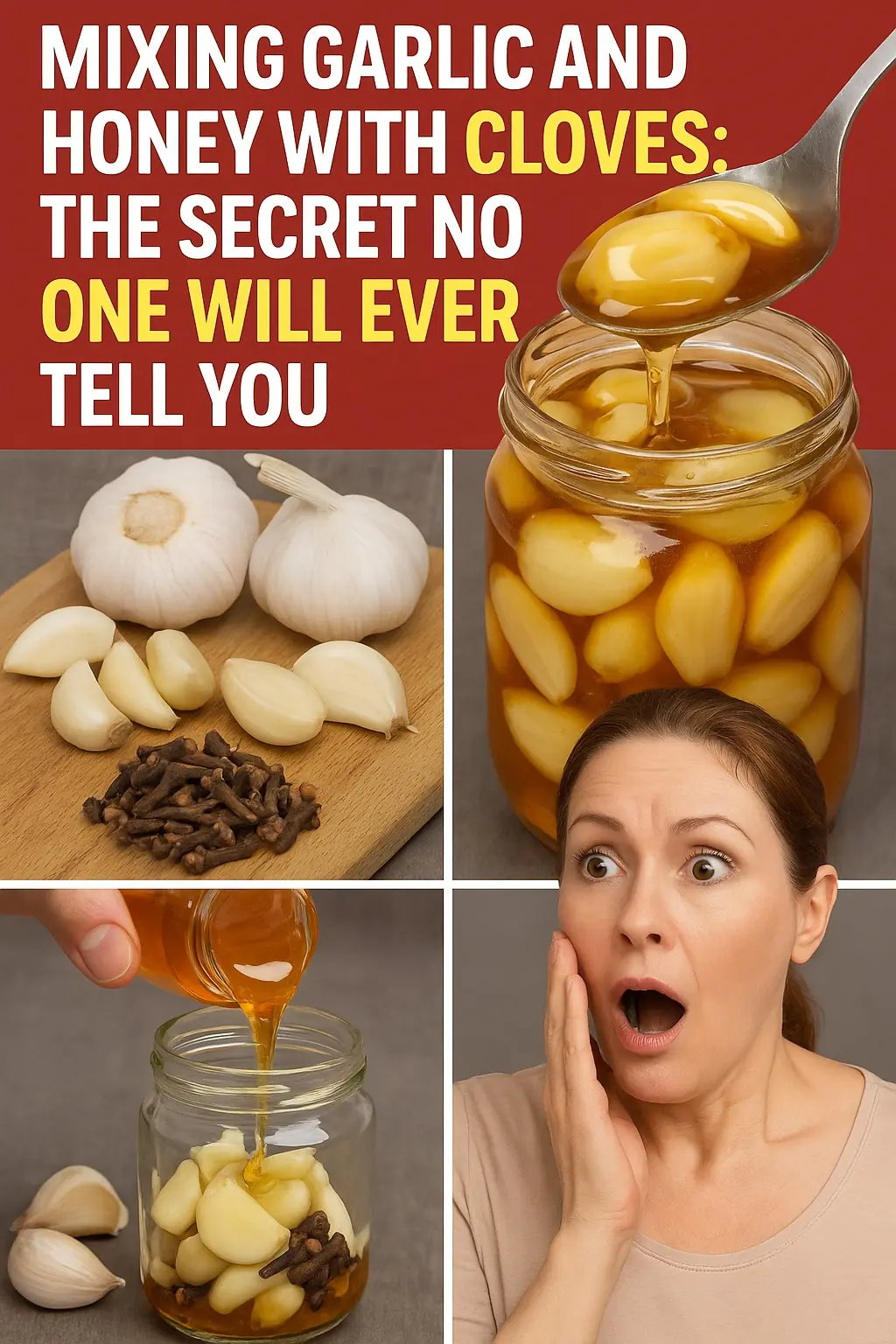 Mixing Garlic and Honey with Cloves: The Secret No One Will Ever Tell You