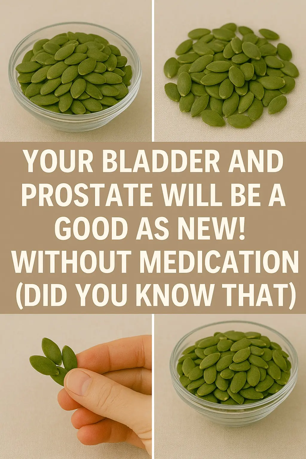 Pumpkin Seeds: A Natural Remedy for Bladder and Prostate Health