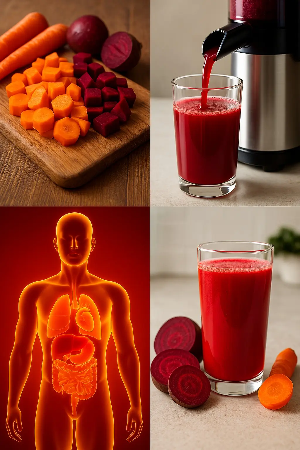 How to Make Carrot and Beetroot Juice