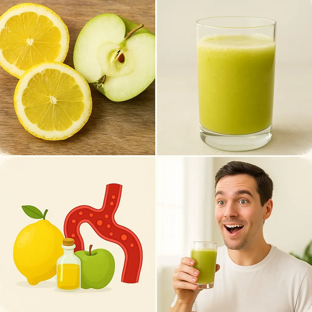 Boost Your Blood Health with Apple and Lemon Juice