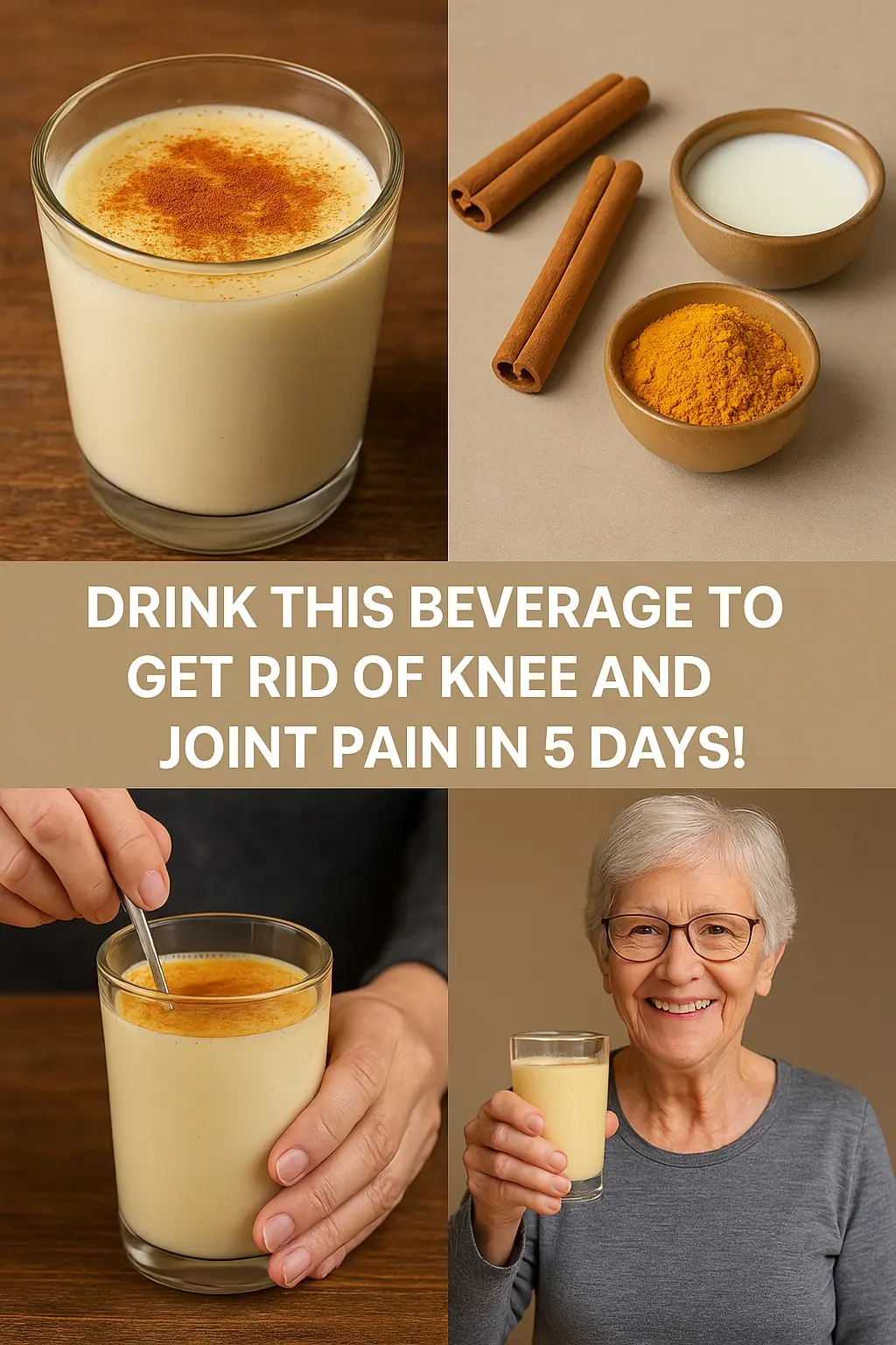 Reduce Knee & Joint Pain with this Anti-Inflammatory Drink