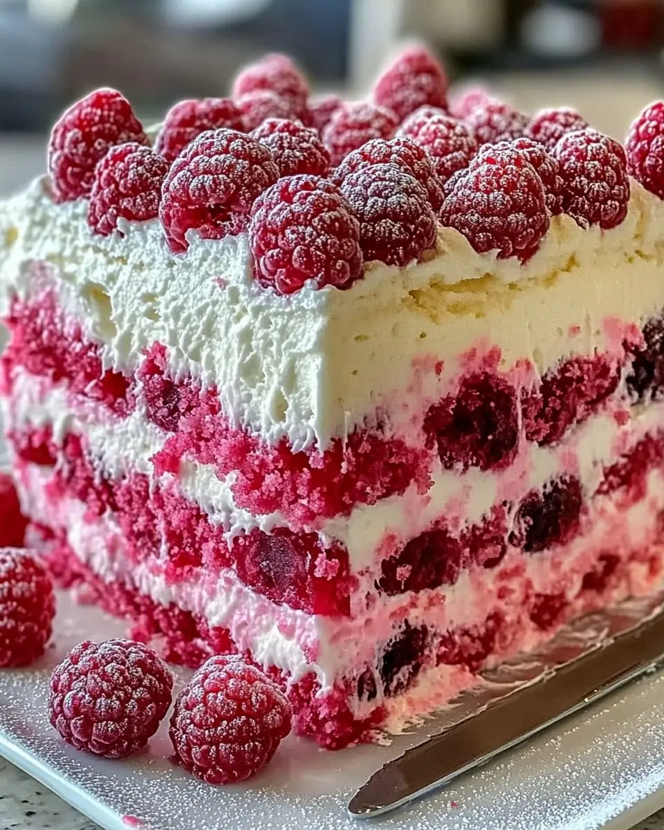 π° Raspberry Frost Cake: A Dreamy Berry Delight βοΈ