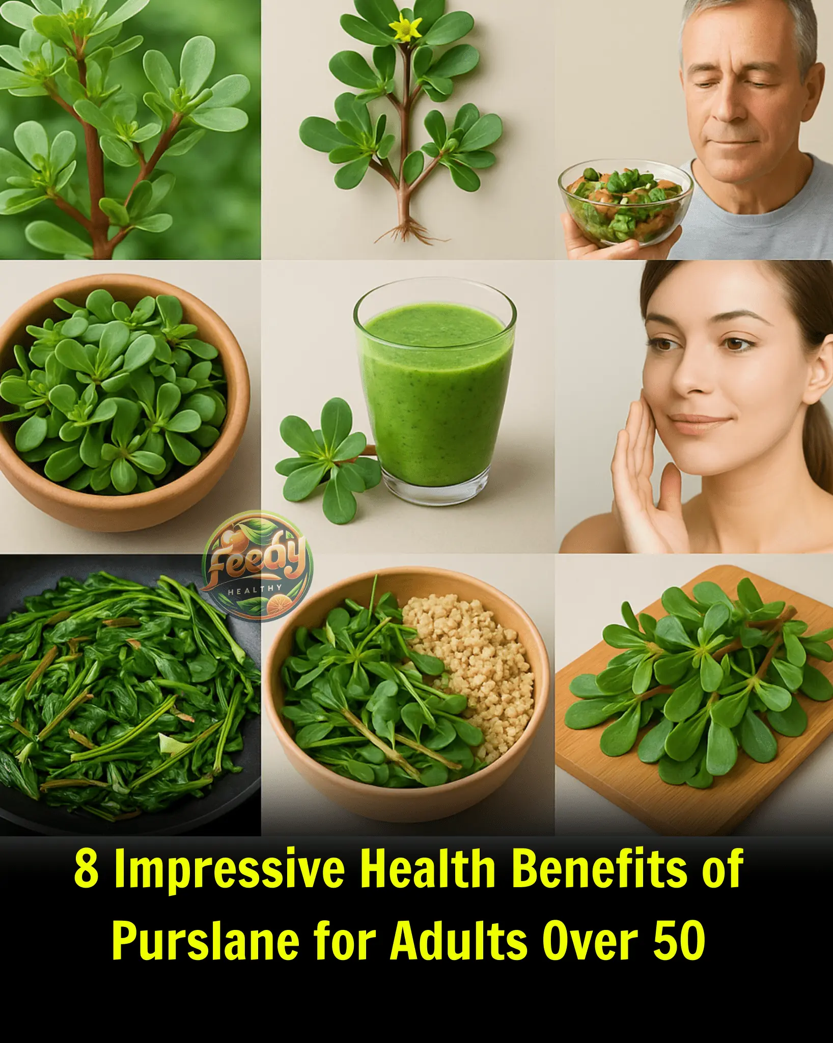 8 Impressive Health Benefits of Purslane for Adults Over 50