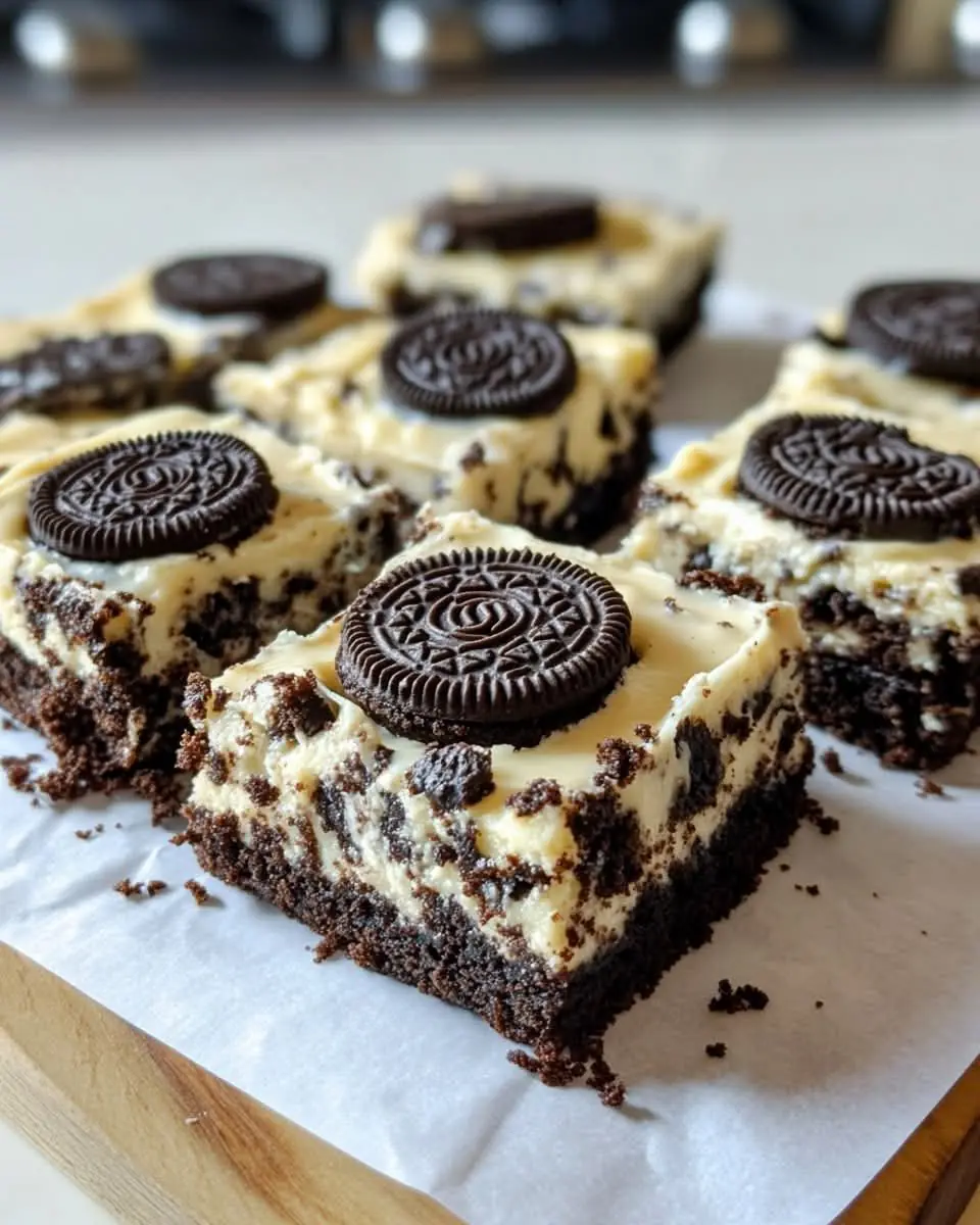 π« Oreo Cheesecake Brownie Bars