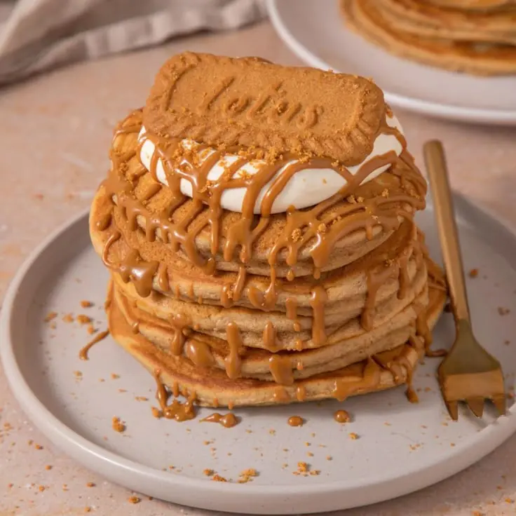 SUMMER BISCOFF PANCAKES