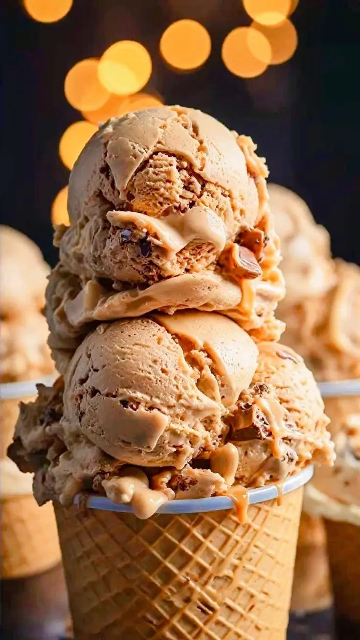 🍦🥜 Peanut Butter Chocolate Chunk Ice Cream