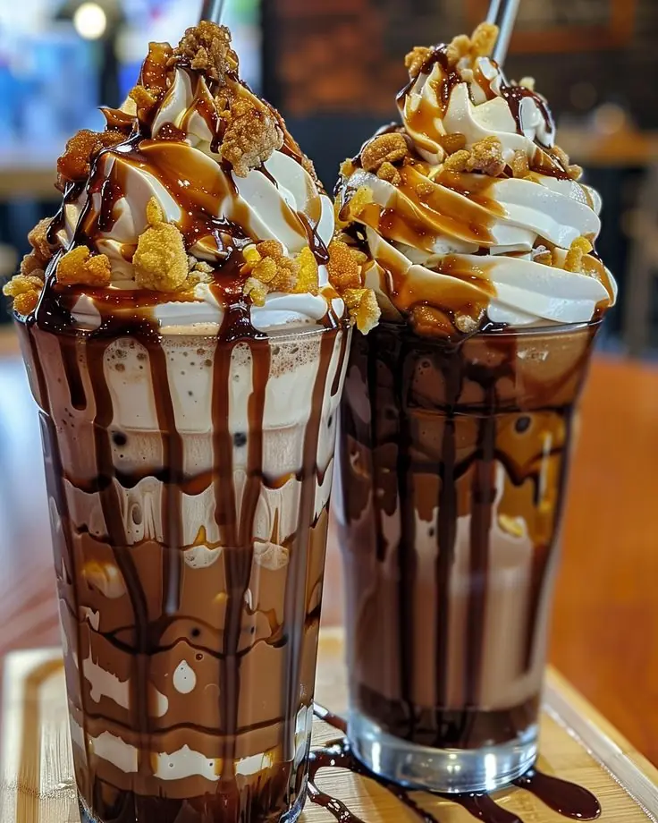 🍫 CHOCOLATE CARAMEL CRUNCH MILKSHAKE