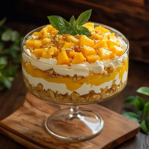 🥭 MANGO CUSTARD TRIFLE