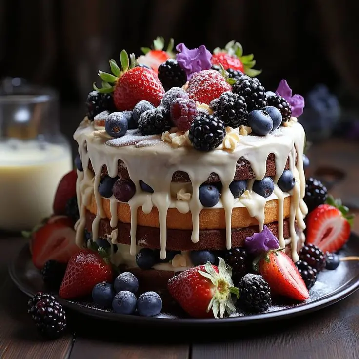 🍓 Summer Berry Layered Cakes