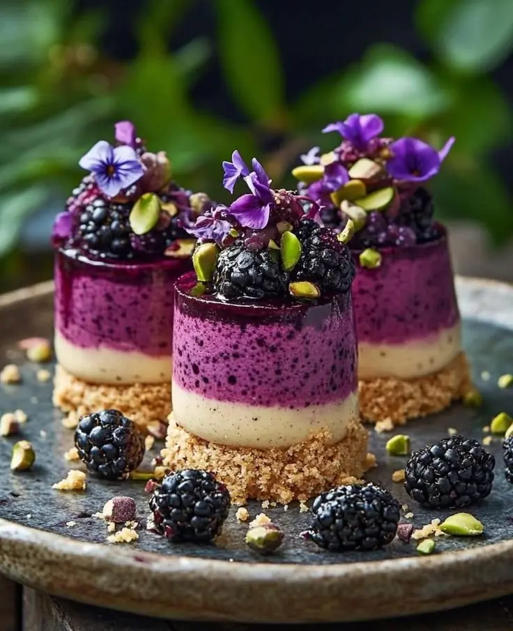 βοΈ SUMMER BERRY PISTACHIO CHEESECAKE CUPS πΏπ«