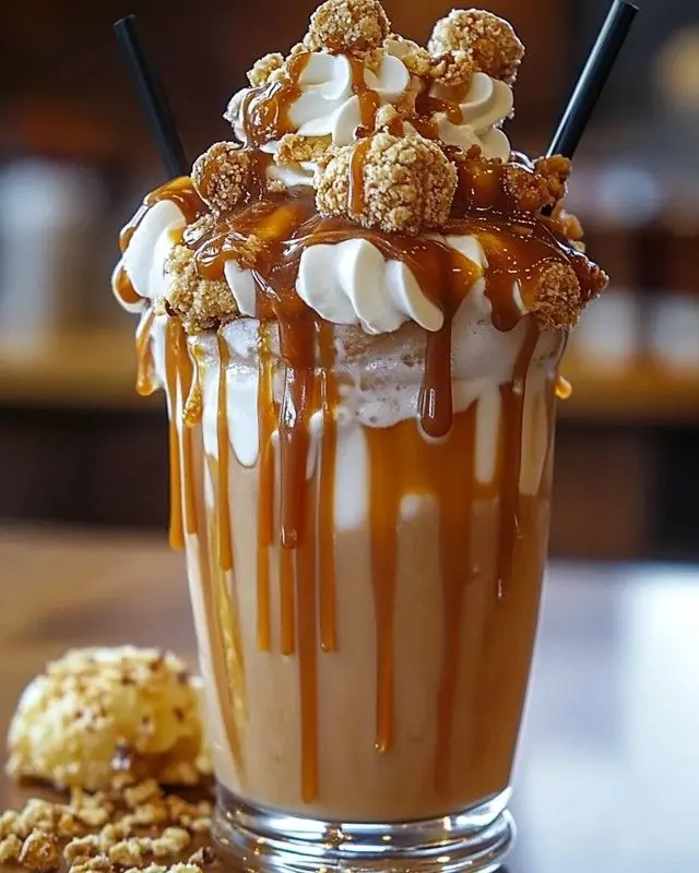 🍯 SUMMER CARAMEL CRUNCH SHAKE 🍨🍪