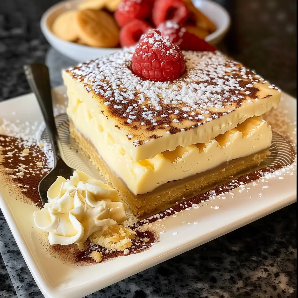 🍪❄️ No-Bake Icebox Cookie Custard Cake with Mascarpone