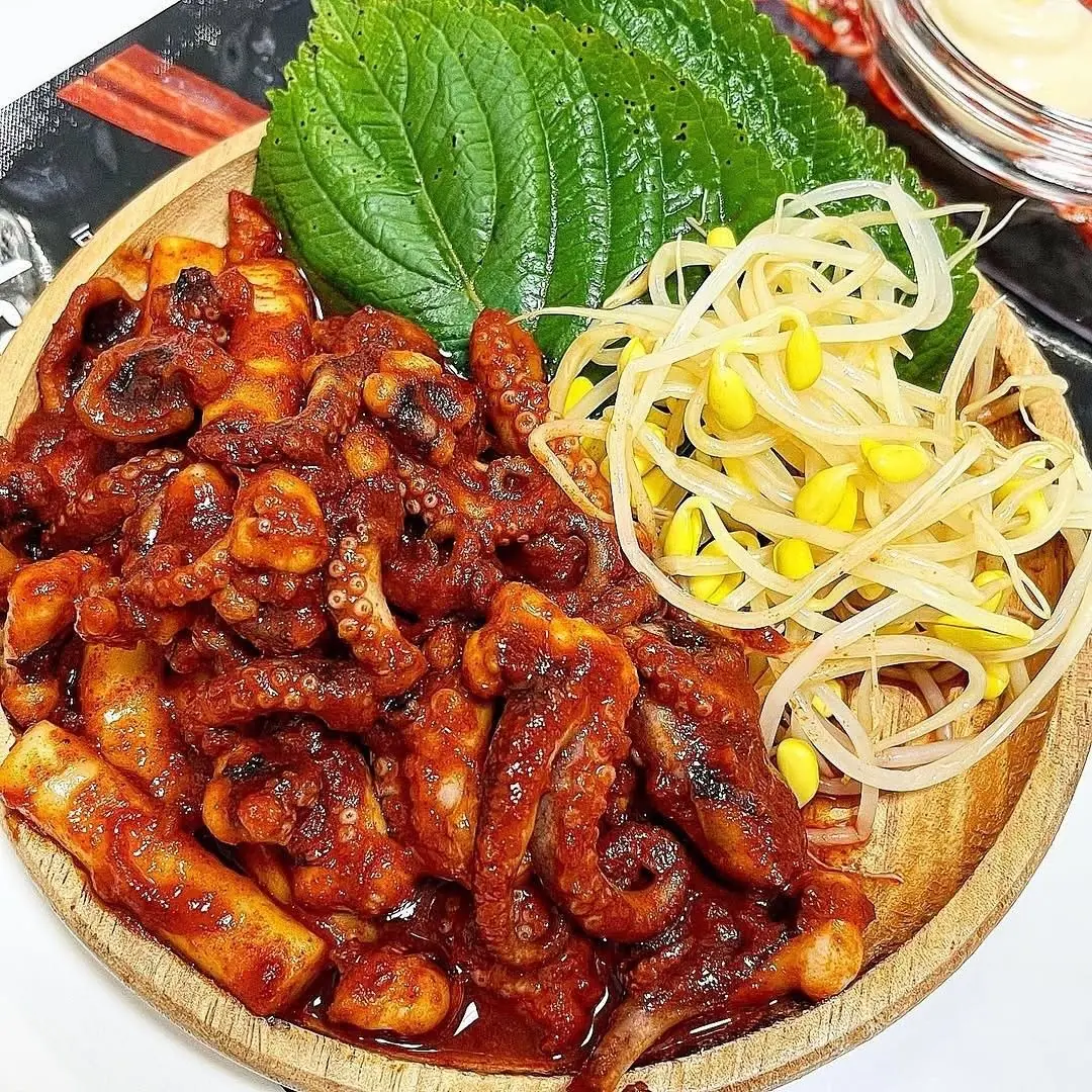 Spicy Korean-Style Stir-Fried Octopus (Nakji Bokkeum)