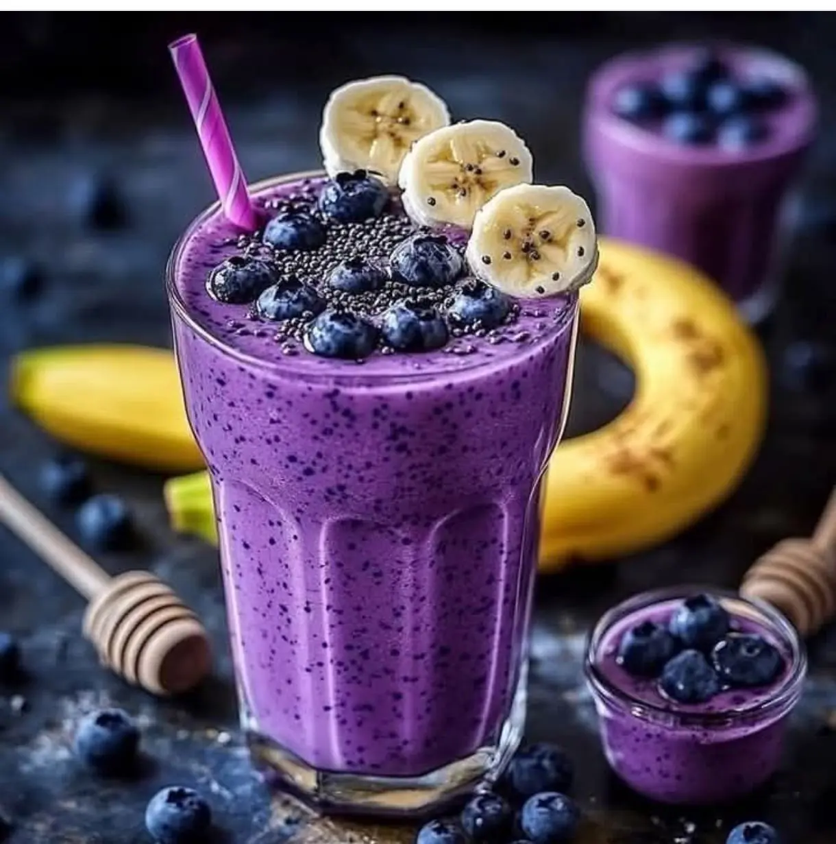 Banana-Blueberry Smoothie