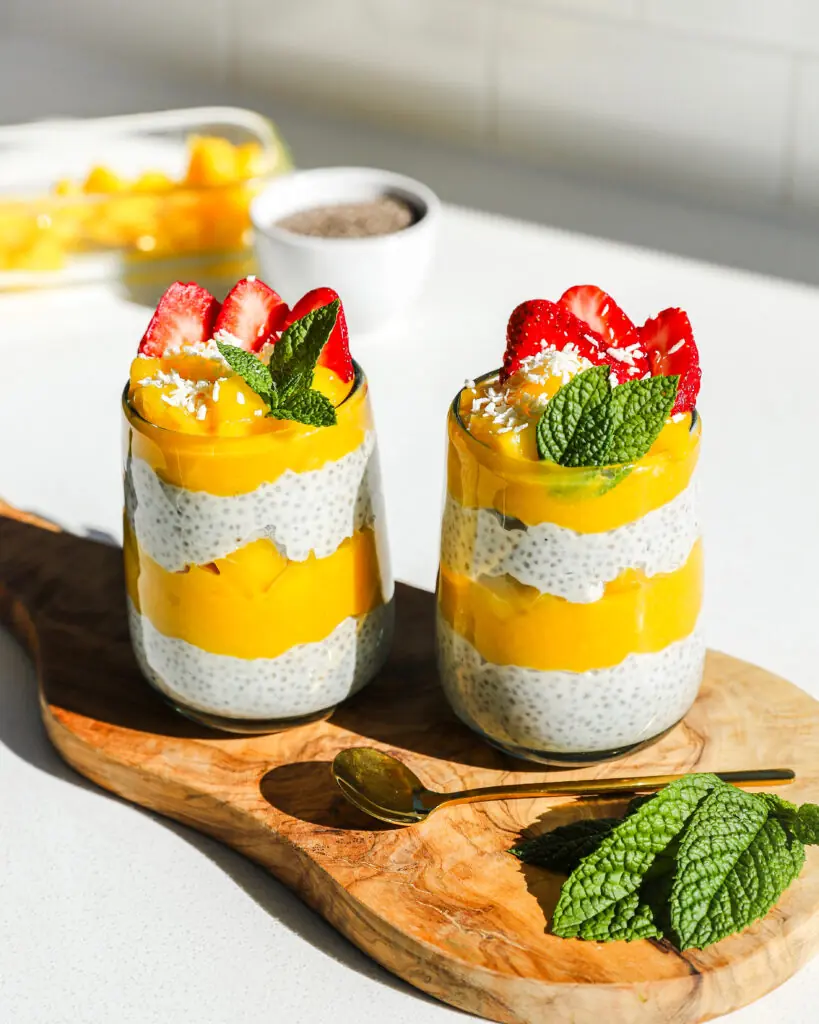 Coconut Mango Chia Pudding
