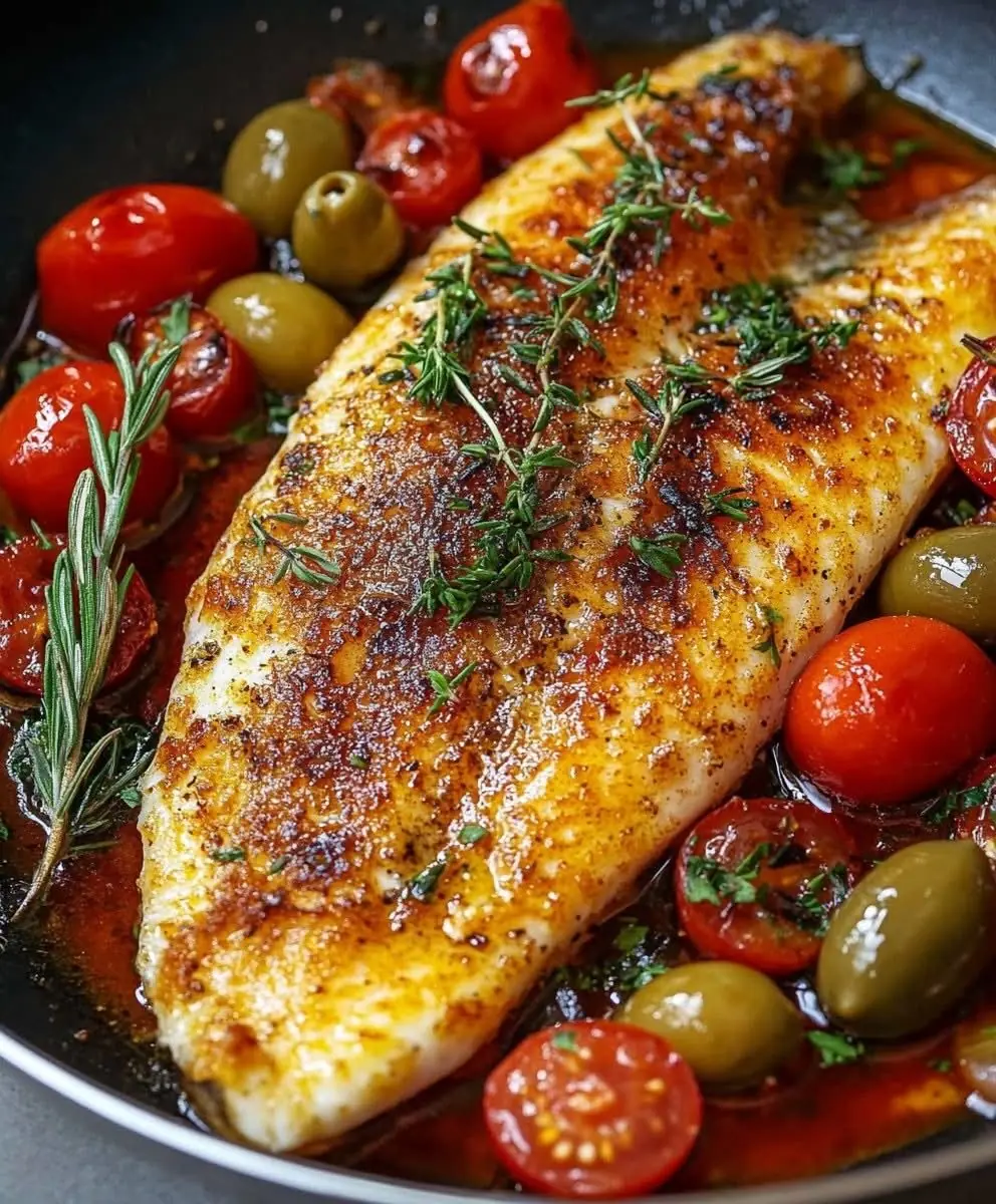 Pan-Seared Mediterranean Fish