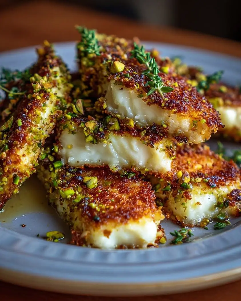 Pistachio-Crusted White Fish