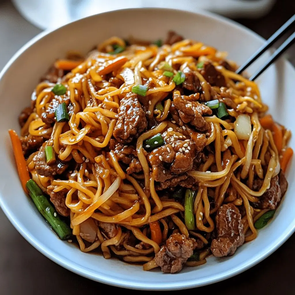 Beef Stir-Fry Noodles