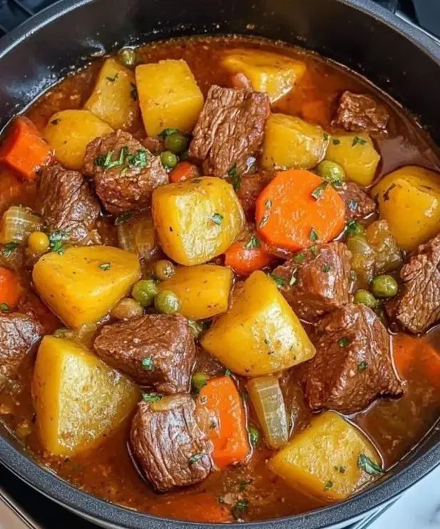 🥘 CLASSIC BEEF STEW (WITH POTATOES & CARROTS)