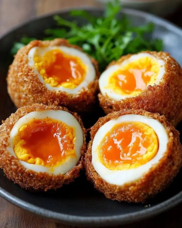 Soft-Boiled Scotch Eggs
