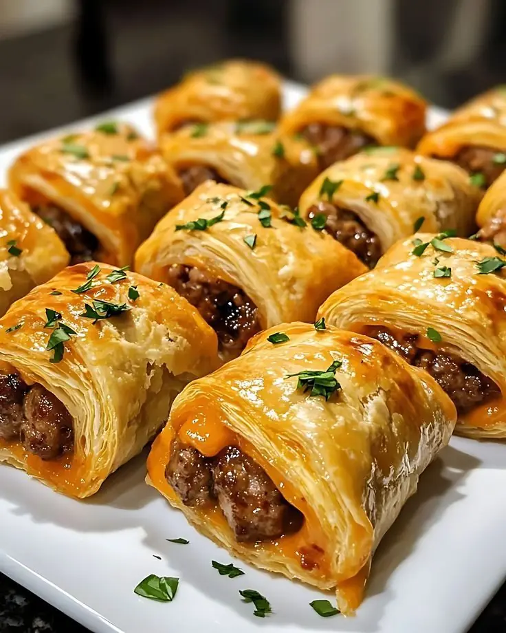 Beef Puff Pastry Rolls