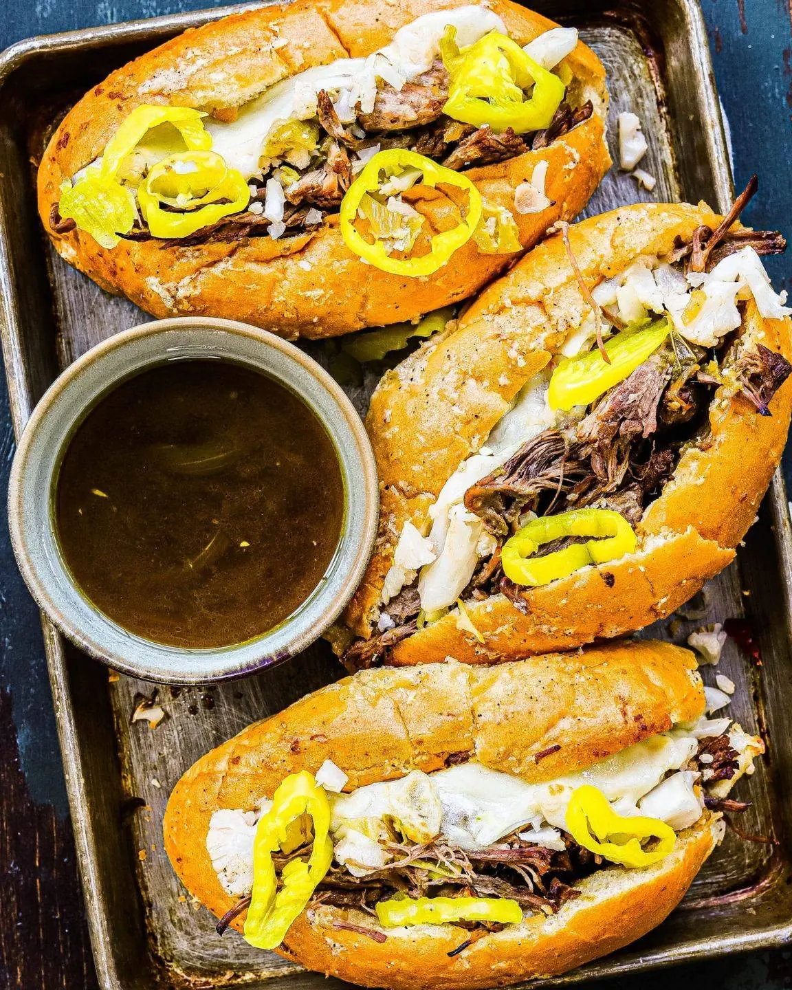 Pressure Cooker Italian Beef Sandwiches