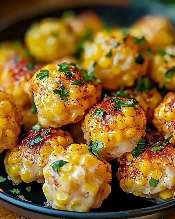 Creamy Spiced Corn Bites