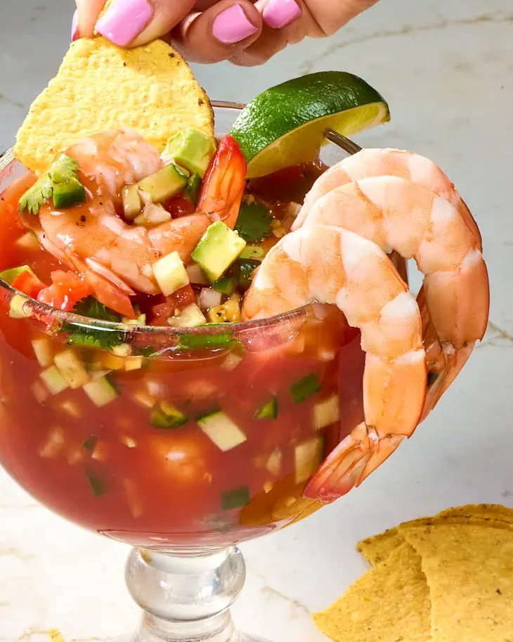 Mexican Shrimp Cocktail (Cóctel de Camarón)