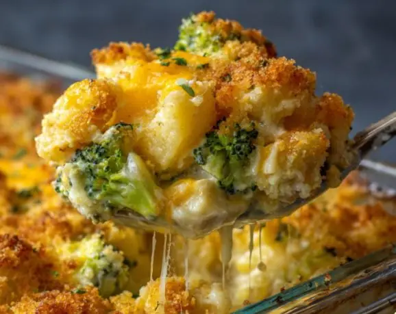 Baked Potato Chicken & Broccoli Casserole