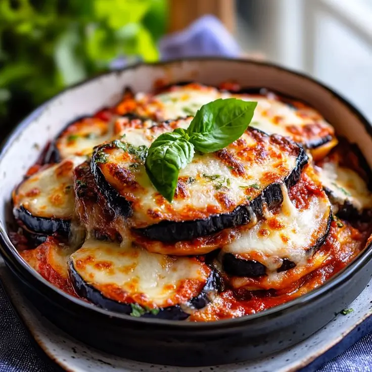 Stuffed Eggplant Parmesan