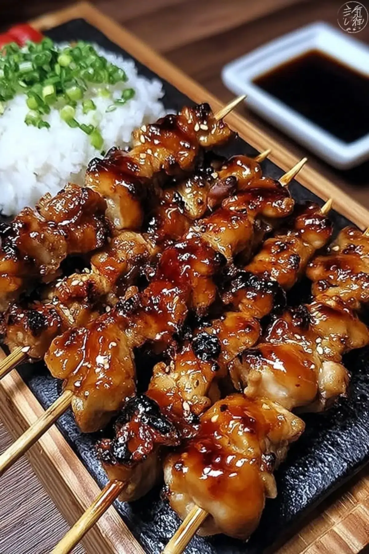 Sticky Sweet & Spicy Chicken Skewers
