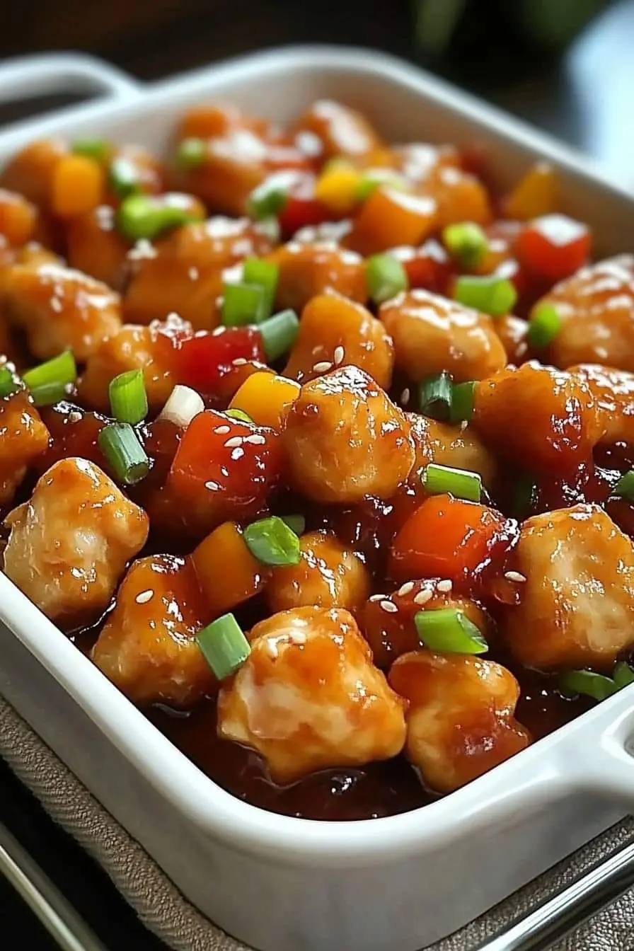 Baked Sweet and Sour Chicken