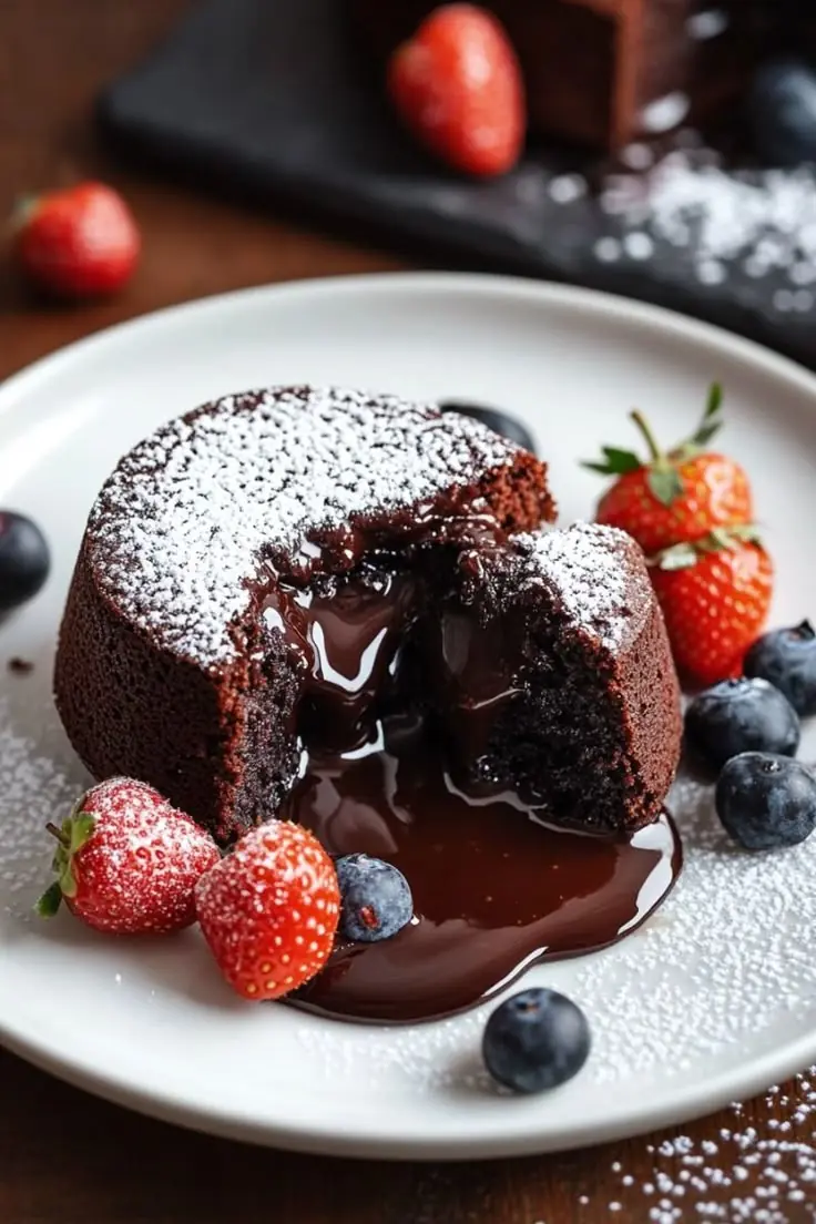 Chocolate Lava Cake (Molten Center)