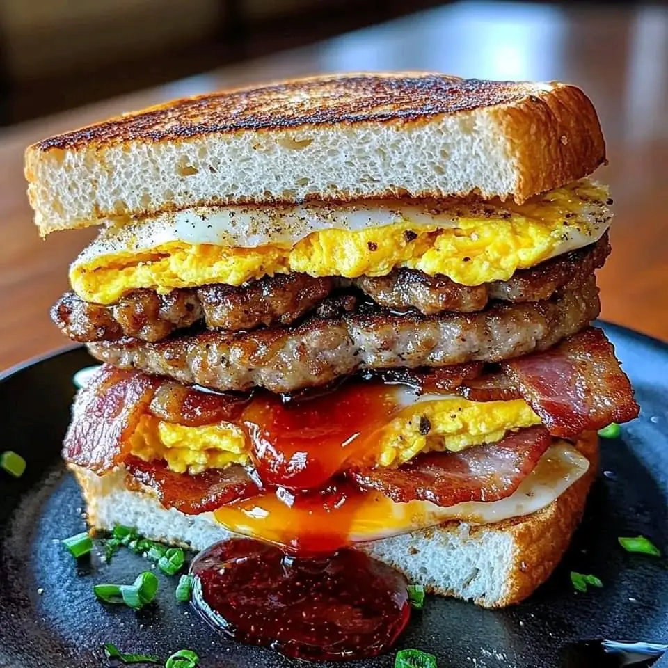 Savory & Sweet Breakfast Sandwich