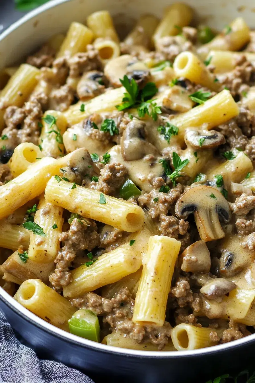 Philly Cheesesteak Pasta