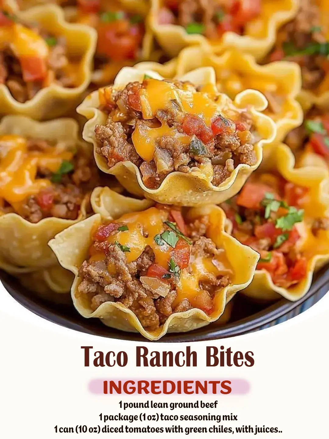 Taco Ranch Bites