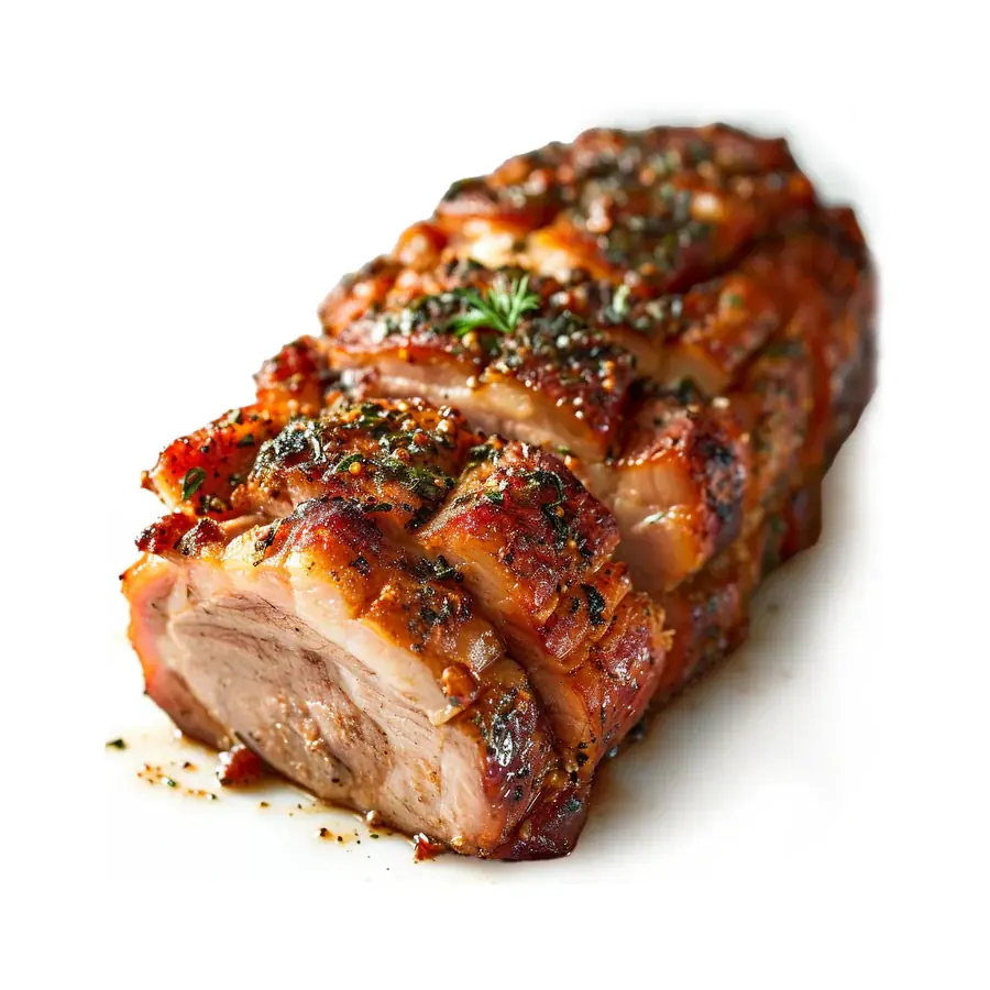 Honey-Glazed Stuffed Roasted Pork Loin