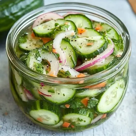 Fresh Pickled Cucumber Salad: A Crisp, Tangy Favorite That Only Gets Better With Time