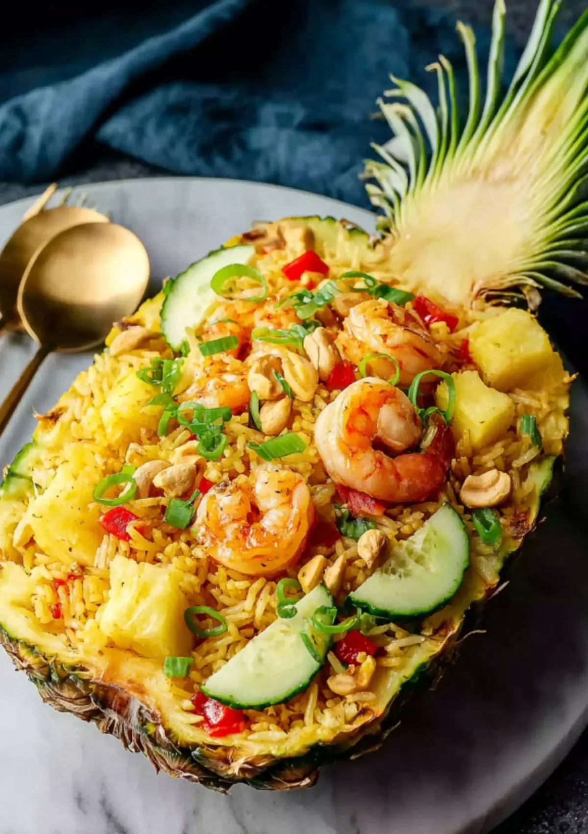 Pineapple Fried Rice with Shrimp