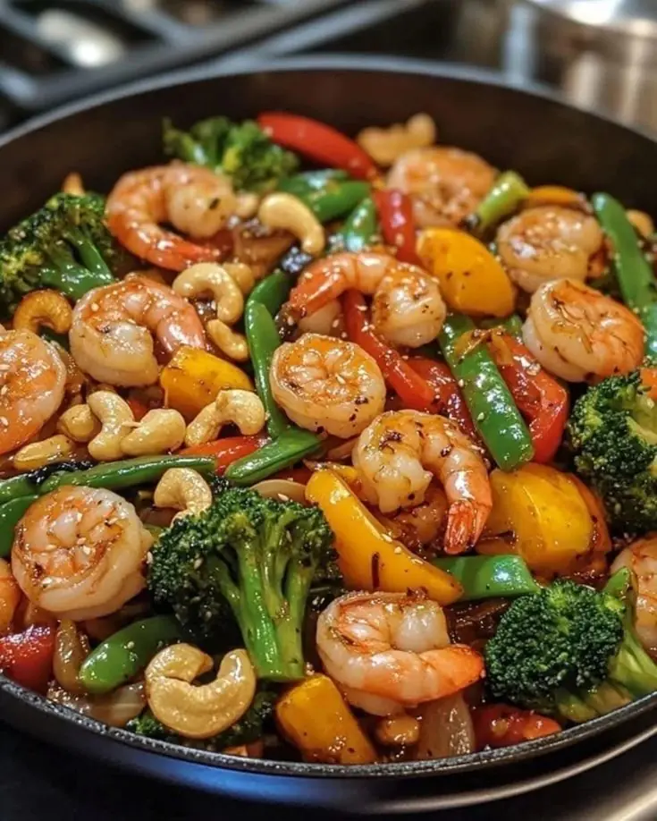 Garlic Shrimp and Broccoli Stir-Fry