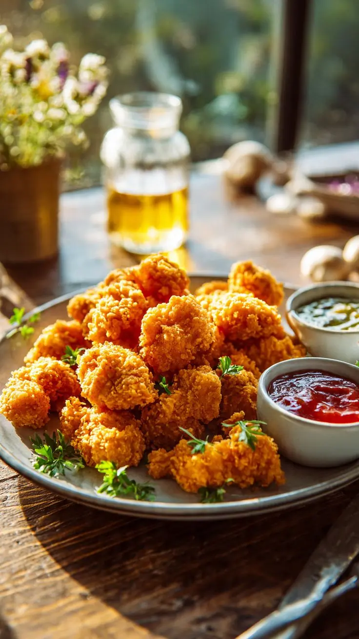 Crispy Parmesan Chicken Bites