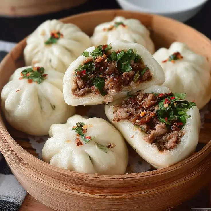 Steamed Pork Buns (Baozi)